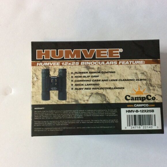 Humvee Binoculars 12 x 25 Magnification - Picture 2 of 8